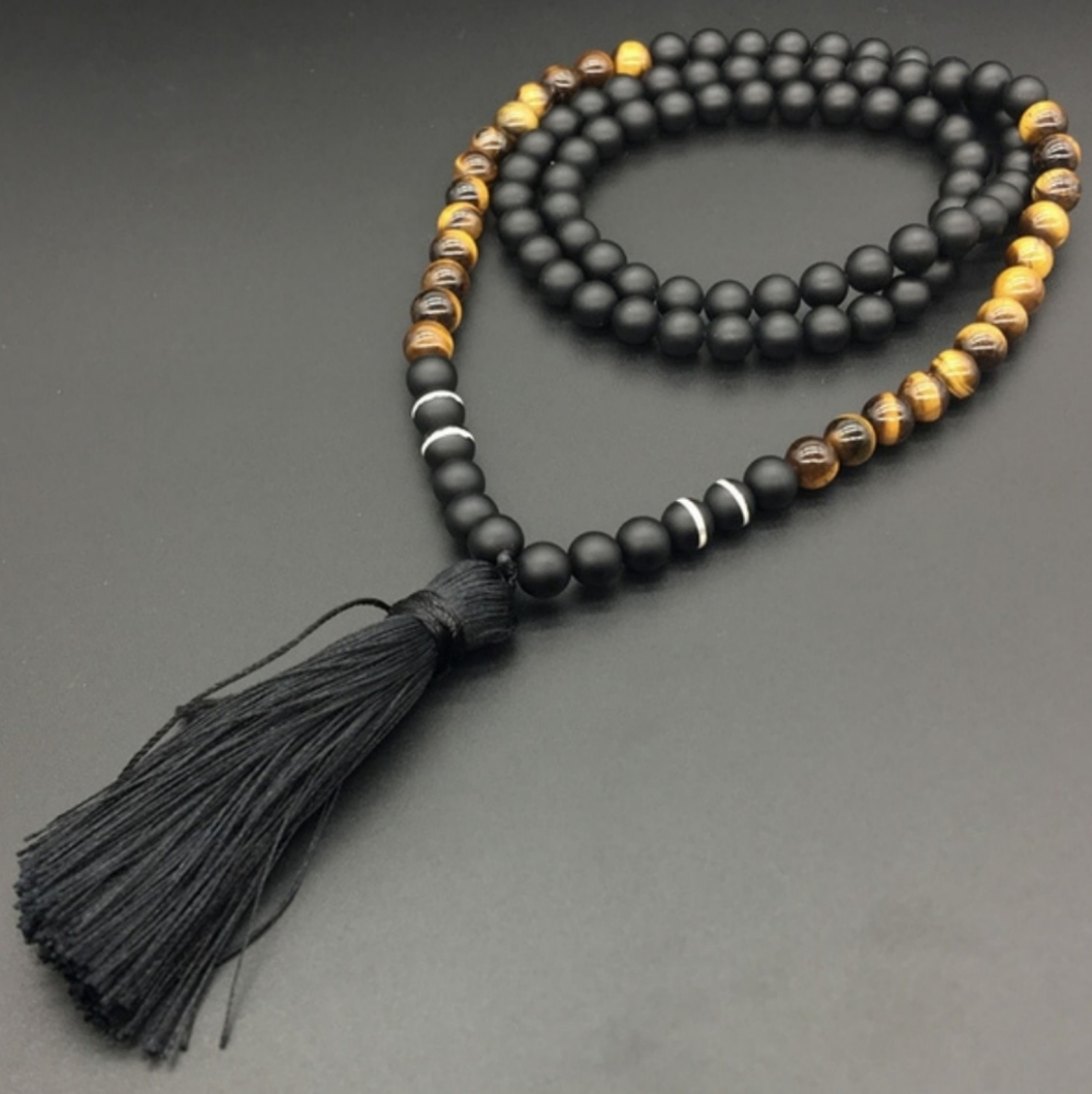 8mm Tiger's Eye Necklace